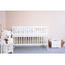 Dětská postýlka New Baby BASIC se stahovací bočnicí bílá