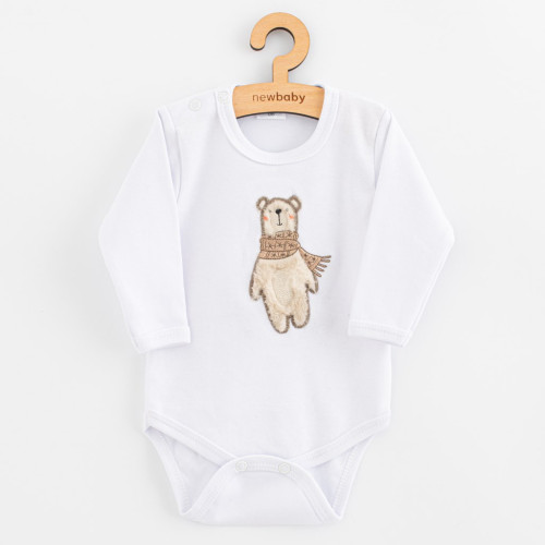 Kojenecké body s dlouhým rukávem New Baby Polar Bear Kojenecké body s dlouhým rukávem New Baby Polar Bear
