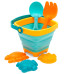 Skládací kyblík a hračky do písku Baby Mix – sada 5 ks
