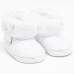 Kojenecké zimní krajkové kozačky New Baby 0-3 m bílé