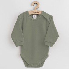 Kojenecké bavlněné body New Baby Casually dressed zelená