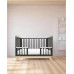 Dětská postýlka se zábranou New Baby MARCUS 120x60 cm bílá/přírodní