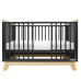 Dětská postýlka se zábranou New Baby MARCUS 120x60 cm grafit/přírodní Dětská postýlka se zábranou New Baby MARCUS 120x60 cm grafit/přírodní