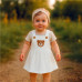 Kojenecká laclová sukýnka New Baby Luxury clothing Laura bílá