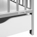 Dětská postýlka se šuplíkem New Baby LILLY šedá Dětská postýlka se šuplíkem New Baby LILLY šedá