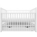 Dětská postýlka New Baby BASIC se stahovací bočnicí a šuplíkem bílá