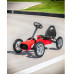 Dětská šlapací motokára Go-kart Baby Mix Buggy červená