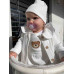 Kojenecká bavlněná čepička New Baby Luxury clothing bílá