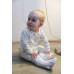 Kojenecké bavlněné body s dlouhým rukávem New Baby Zoe