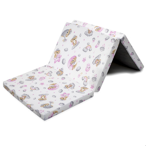 Skládací matrace do postýlky New Baby STANDARD 120x60x5 cm koala růžová Skládací matrace do postýlky New Baby STANDARD 120x60x5 cm koala růžová