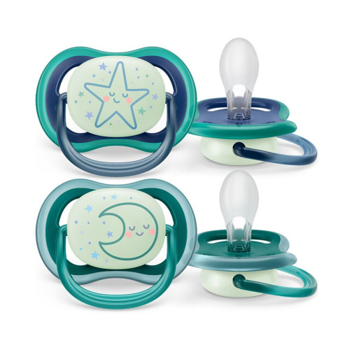 Dudlík Avent Ultra air Night 2ks 6- 18 m kluk Dudlík Avent Ultra air Night 2ks 6- 18 m kluk