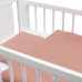 Mušelínový set s výplní New Baby 80x70 cm růžový