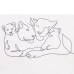 Dětská rozkládací pohovka New Baby Lion Family light grey