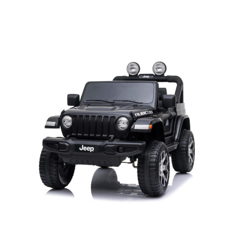Dětské elektrické autíčko Baby Mix Jeep Wrangler Rubicon černé Dětské elektrické autíčko Baby Mix Jeep Wrangler Rubicon černé