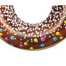 Dětský velký nafukovací kruh Bestway DONUT 107cm brown