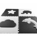 Pěnové puzzle podložka ohrádka Milly Mally Jolly 2x2 Grey