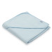 Dětská froté osuška s kapucí New Baby BASIC 80x80 modrá