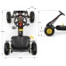 Dětská šlapací motokára Go-kart Milly Mally Thor černá