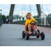 Dětská šlapací motokára Go-kart Milly Mally Thor černá