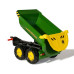 Sklápěcí traktorový návěs Rolly Toys John Deere Halfpipe zelený