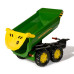 Sklápěcí traktorový návěs Rolly Toys John Deere Halfpipe zelený