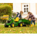 Sklápěcí traktorový návěs Rolly Toys John Deere Halfpipe zelený