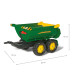 Sklápěcí traktorový návěs Rolly Toys John Deere Halfpipe zelený