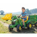 Sklápěcí traktorový návěs Rolly Toys John Deere Halfpipe zelený