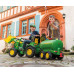 Sklápěcí traktorový návěs Rolly Toys John Deere Halfpipe zelený