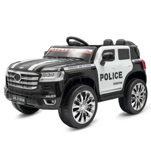 Dětské elektrické autíčko Baby Mix Police 4x4 černé Dětské elektrické autíčko Baby Mix Police 4x4 černé