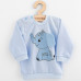 Kojenecká souprava tričko a tepláčky New Baby Happy Elephant blue