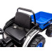 Elektrický traktor s vlečkou Milly Mally Farmer modrý