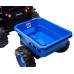 Elektrický traktor s vlečkou Milly Mally Farmer modrý