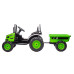 Elektrický traktor s vlečkou Milly Mally Farmer zelený Elektrický traktor s vlečkou Milly Mally Farmer zelený