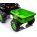 Elektrický traktor s vlečkou Milly Mally Farmer zelený Elektrický traktor s vlečkou Milly Mally Farmer zelený