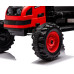 Elektrický traktor s vlečkou Milly Mally Farmer červený