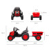 Elektrický traktor s vlečkou Milly Mally Farmer červený