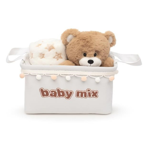 Dárková sada hnědý medvídek s dečkou Baby Mix Dárková sada hnědý medvídek s dečkou Baby Mix