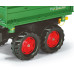 Sklápěcí 2 nápravový traktorový přívěs Rolly Toys Mega Trailer zelený
