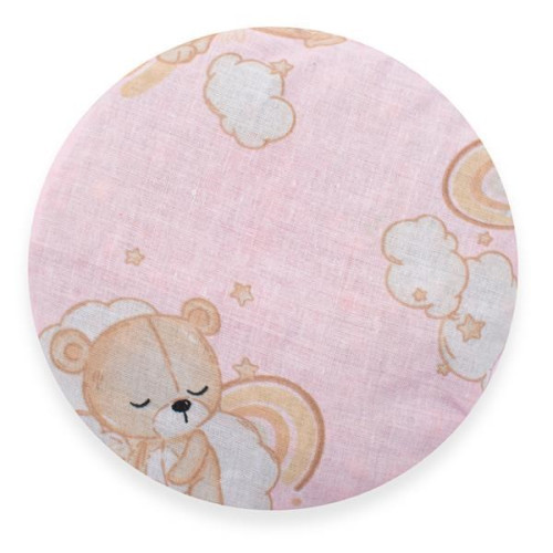 Termofor s višňovými peckami New Baby BASIC Bear pink Termofor s višňovými peckami New Baby BASIC Bear pink