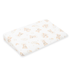 Potah na kojenecký polštář-klin New Baby BASIC 59x37cm bear beige
