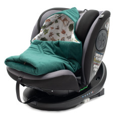 Zateplená zavinovačka do autosedačky New Baby green