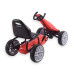 Dětská šlapací motokára Go-kart Milly Mally Power červená Dětská šlapací motokára Go-kart Milly Mally Power červená