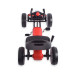 Dětská šlapací motokára Go-kart Milly Mally Power červená Dětská šlapací motokára Go-kart Milly Mally Power červená