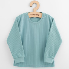 Dětské bavlněné tričko s dlouhým rukávem New Baby Kindergarten iceberg