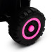 Dětské elektrické odrážedlo Baby Mix Ruggy s vodící tyčí baby pink
