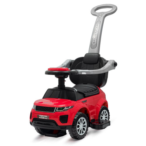 Dětské hrající odrážedlo s vodící tyčí SUV 3v1 Baby Mix Prime červené Dětské hrající odrážedlo s vodící tyčí SUV 3v1 Baby Mix Prime červené