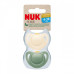 Latexový dudlík NUK For Nature 6-18 m 2 ks box zelená Latexový dudlík NUK For Nature 6-18 m 2 ks box zelená