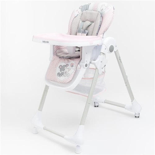 Jídelní židlička Baby Mix Infant pink (poškozený obal) Jídelní židlička Baby Mix Infant pink (poškozený obal)