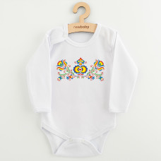 Dětské body s potiskem New Baby Lidový vzor
